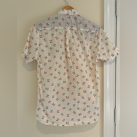 Cherry Print Button-Down Shirt - Picture 2 of 3